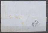 1862 Lettre Cachet NICE BAT.A VAP. + PC.1896 sur N°14, Salles 465 Ind 28 X1378