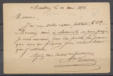 1876 CP Convoyeur Station La Rochefoucauld/Charente LI.ANG X1397