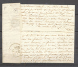 1829 Lettre Marque Linéaire DEB.21/QUINTIN COTES DU NORD(21) Ind 19 X1402