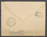 1900 Lettre Cachet Virazeil/Lot-et-Garonne type 84 Bleu. Superbe X1412