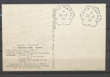1940 CP Obl POSTE NAVALE hexagonal perlé de DIEGO SUAREZ, rare, Superbe. X1449