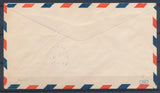 1929 Env. TP américain 5c Obl. CROISEUR CUIRASSE EDGAR QUINET, Rare, Sup. X1460