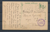 1929 CP Obl. CUIRASSE-WALDECK-ROUSSEAU, entier Chinois, Sup. X1480