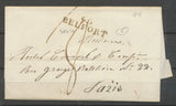 1825 Lettre Marque Linéaire 66 Belfort HAUT-RHIN(66) Superbe X1533