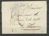 1825-31 Lettre Marque Linéaire 66 Ensisheim HAUT-RHIN(66) X1540