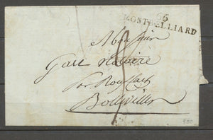 1815 Lettre ML 66 MONTBELIARD HAUT-RHIN(66). TB. Indice 15. X1595