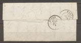 1853 Lettre CAD T13 BLAMONT + Taxe 25c MEURTHE(52) SUP X1695