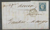 1852 Lettre N°4 Obl PC1896 + CAD 4 MARSEILLE 4 (12) Bouches du rhône RR. X1748