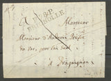 1827 Lettre Marque Linéaire P78P Brignolles VAR(78) 41*11 Ind 14 X1995