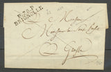 1823 Lettre Marque Linéaire P78P Brignolle VAR(78) 41*10 Ind 12 cote 80€ X1998