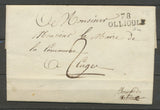 1822 Lettre Marque Linéaire 78 Ollioule en Noir VAR(78)  31*10mm X2006