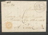 1832 Lettre Cursive 48 Blosville+ Ste Mere-Eglise T13 MANCHE(48) Ind 18 X2093