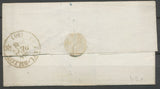 1835 Lettre Cursive Double 60 La Chapelle/La Vilette PD SEINE(60). Sup X2094