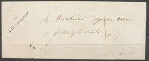 1852 Lettre Cursive 79 L'Hermenault PD VENDEE(79) Ind 9 TB. X2096