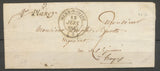 1845 Lettre Cursive 9 Plancy PD + Merry-S-Seyne AUBE(9) Ind11. Superbe. X2102