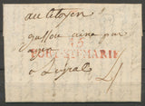 1798 Lettre Marque Linéaire 45 Port-SteMarie LOT-ET-GARONNE(45) Ind 12 X2118