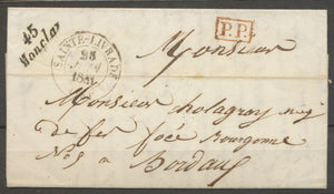 1841 Lettre Cursive 45 Monclar PP LOT-ET-GARONNE(45) Indice 17 X2119