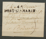 1797 Lettre Marque Linéaire 45 Port Ste Marie LOT ET GARONNE(45) Indice 11 X2135