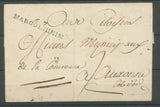 Lettre Marque Linéaire 67 Marcolsheim BAS-RHIN(67) Indice 18 X2151