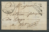 1830 Lettre Marque Cursive Double 86 Vaizon/Carpentras VAUCLUSE(86). Sup. X2174