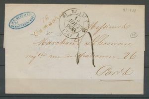 1838 Lettre Cursive 76 Gamaches PD SOMME(76) Indice 15 X2182