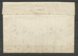 1824 Lettre Cursive double 74 Bellemare/Rouen PD SEINE-INFERIEURE(74) X2184