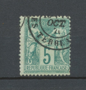 Classique SAGE N°64 5c vert N/B TTB. X218