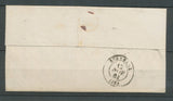 1861 Lettre PC4110 +CAD Tombeboeuf T22 LOT-ET-GARONNE(45) Indice 20. Rare X2214