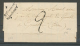 1849 Lettre Cursive 4 St Firmin-En-Valgodemard PD (4) Indice 13 X2248
