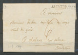 1779 Lettre Marque Tampon Auxonne COTE D'OR(20) Indice 9 X2328