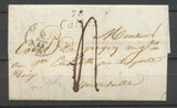 1844 Lettre Cursive 78 Callas CAD T15 DRAGUIGNAN VAR(78) Indice 15 X2361