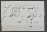 1849 Lettre Cursive 71/La Suze-S-Sarthe + CAD T14 FOUILLETOURTE SARTHE(71) X2560