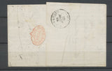 1868 Lettre N°23 Obl Bureau de Passe 1307 DIJON COTE-D'OR(20) X2616