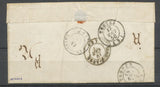 1850 Lettre N°4 Obl Grille + CAD T15 CHATILLON-S-SEINE (20) SUP, Signée X2617