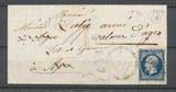 1856 Lettre N°14 Obl PC2929 T22 perlé SOS LOT&GARONNE(45) X2683