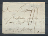 1784 Lettre Marque LENAIN N°1 BARJOLS 21mm VAR(78) Superbe X2744