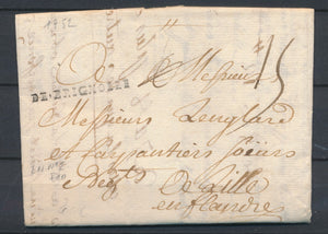 1752 Lettre Marque Lenain N°2 DE BRIGNOLLE 37mm VAR(78) X2750