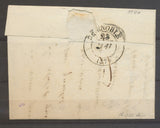 1837 Lettre Cursive 78 Solliespont + CAD T13 TOULON-SUR-MER VAR(78) TB. X2845