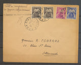 1944 Env. Affranchit avec timbres Taxes en remplacement des figurines … X2871