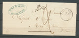 1850 Lettre Cursive 82 Le Val-d'Ajol 31mm + CAD T15 PLOMBIERES VOSGES(82) X2878