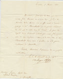 1823 Lettre Griffe Le commandant de la Marine à Toulon. Texte ++ X2901
