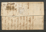 1821 Lettre Marque Déboursé DEB.21/QUINTIN 31*9mm COTES DU NORD(21) X2914