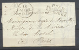 1828 Lettre MARQUE P26P BEAUMONT LE-ROGER EURE(26) Superbe X2930