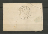1846 SEINE INFre Lettre CAD T15 FOUCARMONT + BR D AUBERMESNIL +1D rge X2946