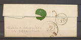 1840 SEINE INFre Lettre CAD GODERVILLE + BR S Château .. ECRANVILLE 1d rge X2955