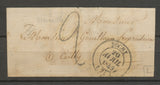 1849 SEINE INFre Lettre CAD T14 BUCHY + Boîte Rurale H Blainville TB. X2960