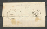 1851 SEINE INFre Lettre CAD T14 BUCHY + Boîte Rurale B BOISSEY TB. X2962