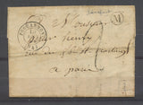 1849 SEINE INFre Lettre CAD T15 FOUCARMONT + BR M PIERREFONT X2966