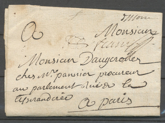 1764 PUY DE DOME Marque Manus ISSOIRE + Port FRANC manus Lenain 1 et 4 X2992