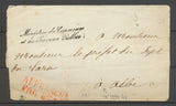 1852 Lettre en Franchise Ministère des commerces et des Travaux Publics X3107